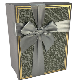 KIT CAIXA COM 3 PEÇAS- LC7595 CINZA