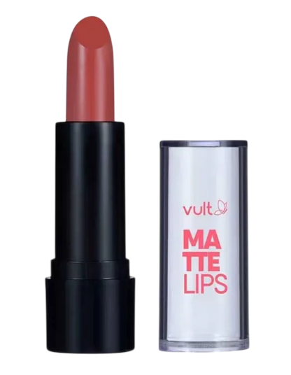 BATOM MATTE LIPS - ROSA PAIXÃO / VULT