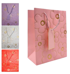 SACOLA DE PAPEL DE PRESENTE-26X32X10CM- / GDR2120