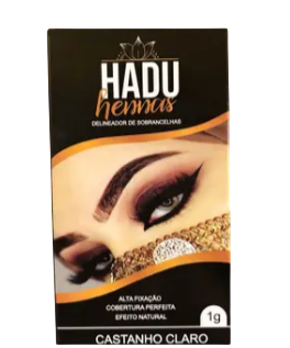 HENNA PARA SOBRANCELHAS - CASTANHO CLARO / HADDU HENNAS