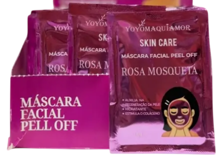 MÁSCARA FACIAL PEEL OFF- ROSA MOSQUETA - / YOYOMAQUIAMOR