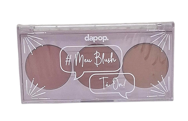 PALETA DE BLUSH- MEU BLUSH TA ON - (DP2382)/ DAPOP