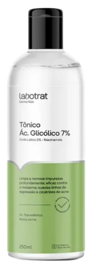 TÔNICO ÁCIDO GLICÓLICO 7% - 250ML - / LABOTRAT