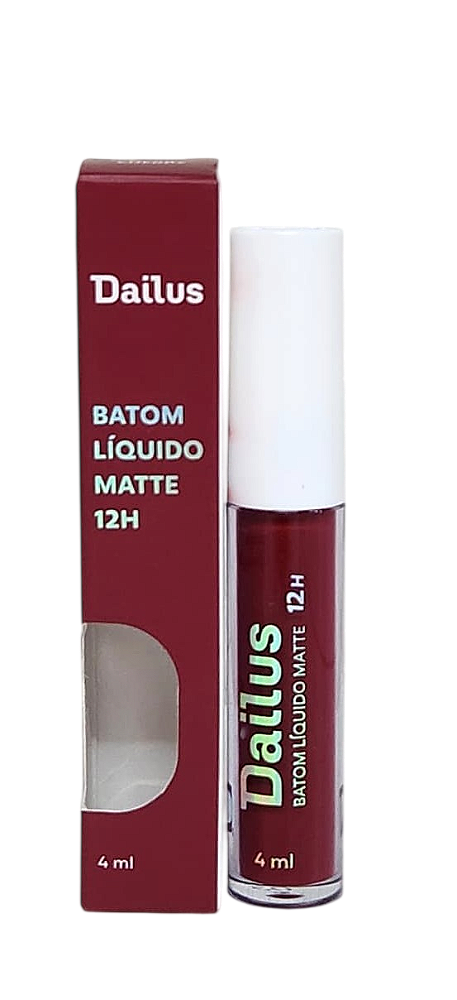 BATOM LÍQUIDO MATTE 12H - CHERRY/ DAILUS