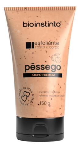 ESFOLIANTE ROSTO E CORPO- PÊSSEGO / BIO INSTINTO