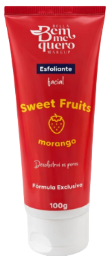 ESFOLIANTE FACIAL MORANGO/ BELLA BEM ME QUERO MAKEUP