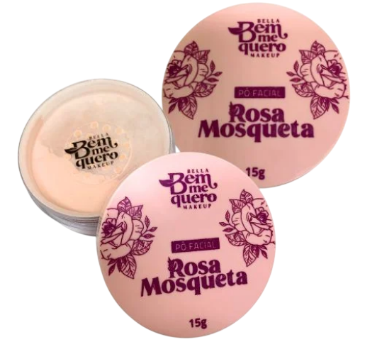 PÓ FACIAL ROSA MOSQUETA / BELLA BEM ME QUERO MAKEUP