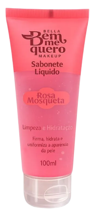 SABONETE LÍQUIDO ROSA MOSQUETA / BELLA BEM ME QUERO MAKEUP