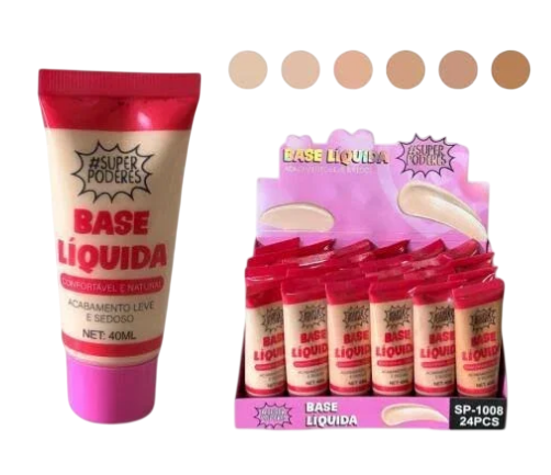 BASE LÍQUIDA CONFORTÁVEL E NATURAL / SUPER PODERES