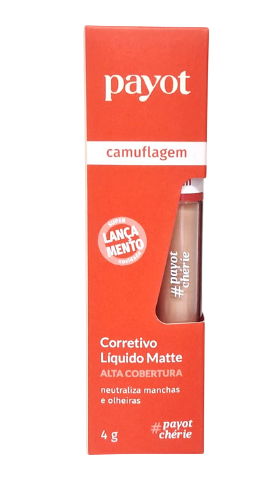 CORRETIVO LÍQUIDO MATTE CAMUFLAGEM - SALMÃO/ PAYOT