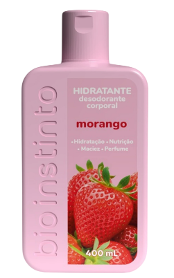 HIDRATANTE DESODORANTE CORPORAL - MORANGO / BIO INSTINTO