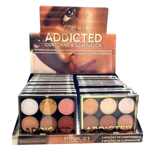 CONTORNO E ILUMINADOR ADDICTED / PINK 21