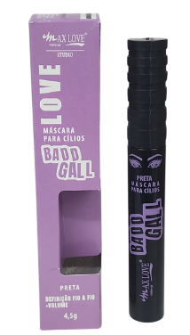 MÁSCARA DE CÍLIOS BADD GALL - PRETA / MAX LOVE