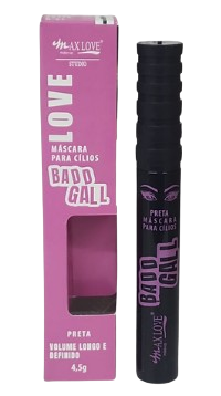 MÁSCARA DE CÍLIOS BADD GALL - PRETA 83 / MAX LOVE