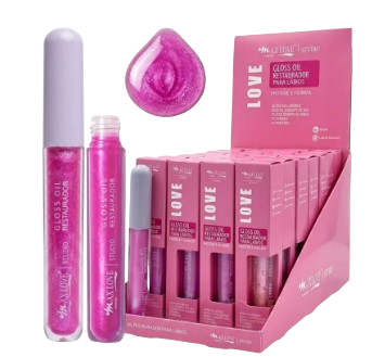GLOSS OIL RESTAURADOR PARA LÁBIOS / MAX LOVE