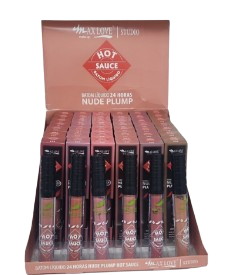 BATOM LÍQUIDO NUDE PLUMP -524 A 529 / MAX LOVE