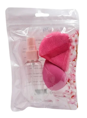 KIT DE BELEZA (BORIFADOR +ESPONJA FACIAL )