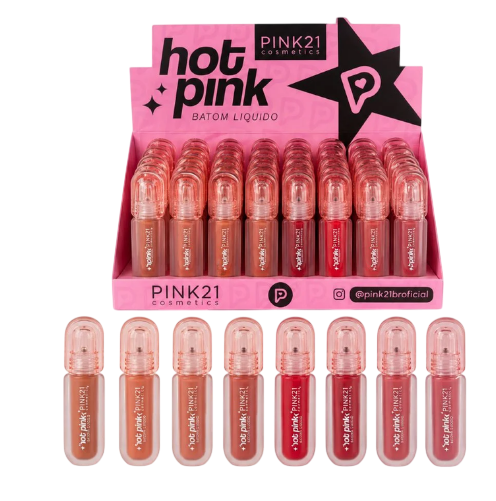 BATOM LÍQUIDO -HOT PINK / PINK 21