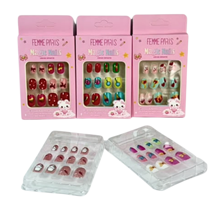 UNHAS INFANTIS MAGIC NAILS -FM035 / FEMME PARIS