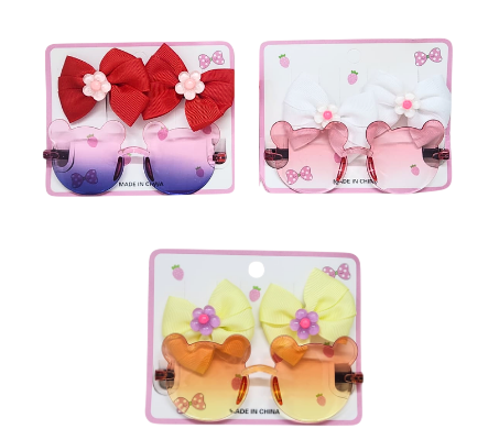CONJUNTO DE LAÇOS E ÓCULOS - MODELOS VARIADOS