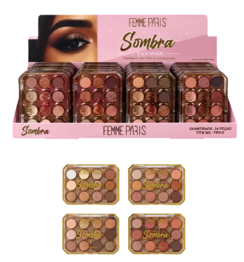 PALETA DE SOMBRA FACE MAGIC-FR916/ FEMME PARIS