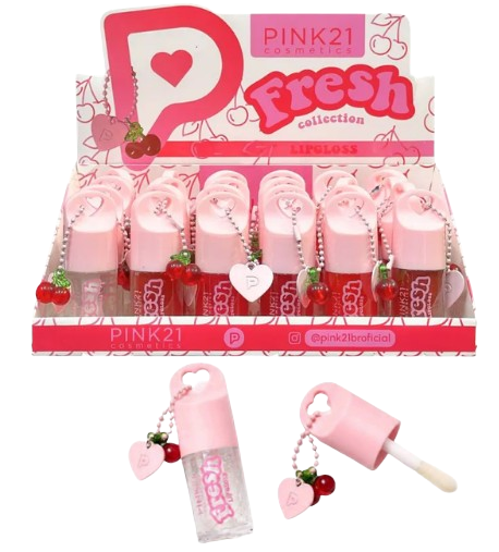 LIP GLOSS FRESH-CS9653 /PINK 21