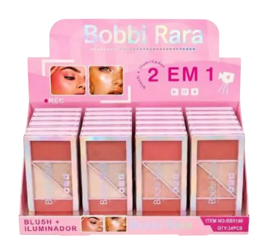 PALETA 2 EM 1 BLUSH E ILUMINADOR /BOBBI RARA