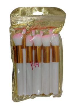 KIT DE PINCEL MEDIO COR BRANCA / 10PEÇAS