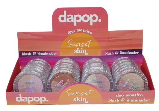 DUO DE BLUSH E ILUMINADOR -SANSET SKIM / DAPOP
