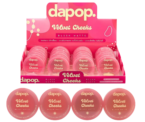 BLUSH MATTE -VELVET CHEEKS/ DAPOP