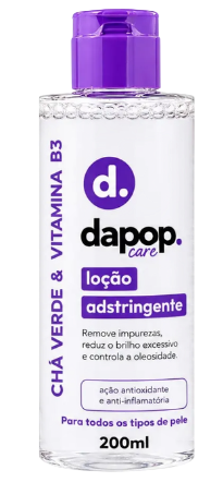 ÁGUA MICELAR- CHÁ VERDE E VITAMINA B3 / DAPOP