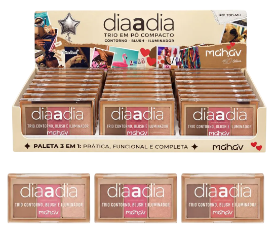 TRIO DE BLUSHES DIA DIA / MAHAV