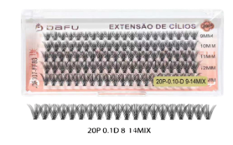 CÍLIOS POSTIÇOS -DF107-FF22 /DAFU