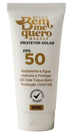 PROTETOR SOLAR - FPS 50 / BELLA BEM ME QUERO MAKEUP