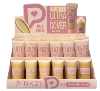 BASE LÍQUIDA ULTRA COVER SOFT MATTE/ PINK 21