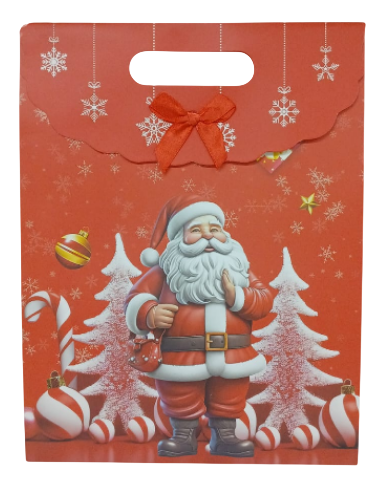 SACOLA DE PRESENTE DE NATAL 24X11X31CM -LC8436 / CHINA