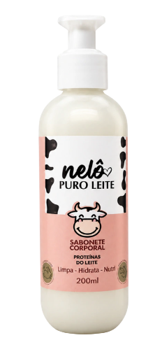 SABONETE CORPORAL PROTEÍNAS DO LEITE - PURO LEITE / NELÔ