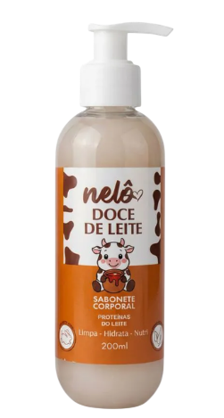 SABONETE CORPORAL PROTEÍNAS DO LEITE - DOCE DE LEITE / NELÔ