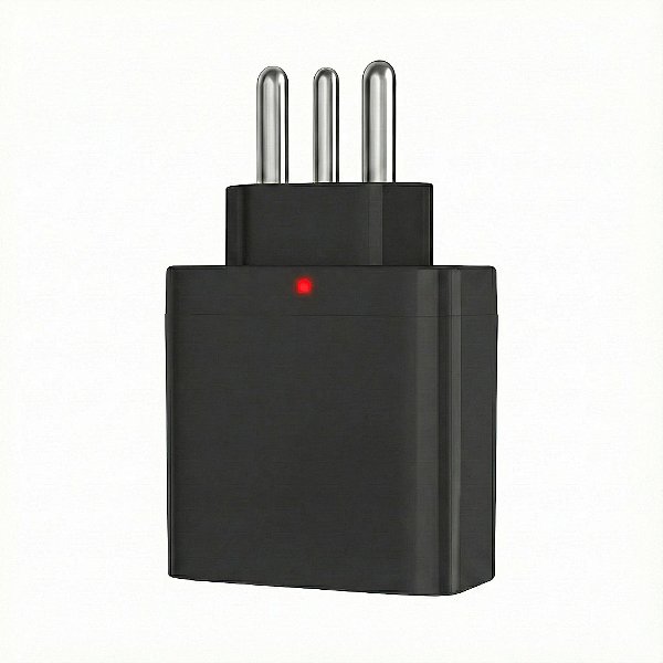 Protetor de Surto e Raio DPS Tomada 20A Bivolt - Para Airfryer, Forno e Lava e Seca - Preto