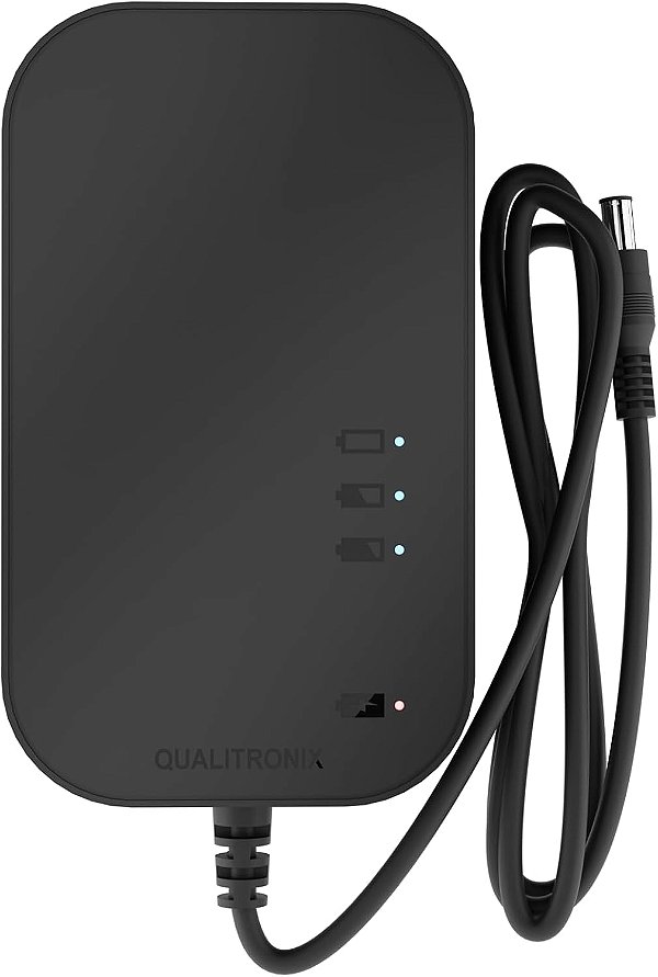 Mini Nobreak Qualitronix Bivolt – 2500mAh, 2 Saídas P4, 9-12V para Roteadores, Modem, CFTV e Fechaduras Eletrônicas