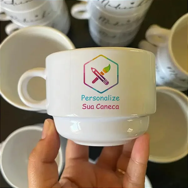 Xícara 150ml Avulsa Branca| Personalize do Seu Jeito