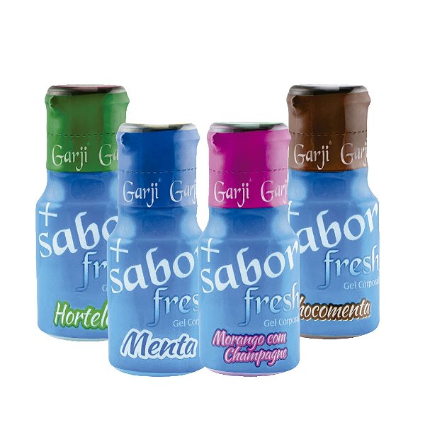 Gel Comestível + Sabor Fresh Sensação Gelada Garji 15ml