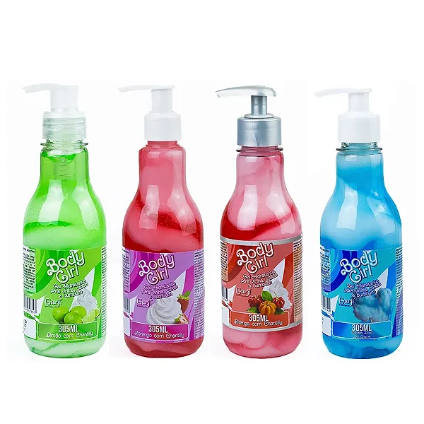 Body Girl Similar ao Blow Gel Aromatizante Beijável para Virilha 305ml