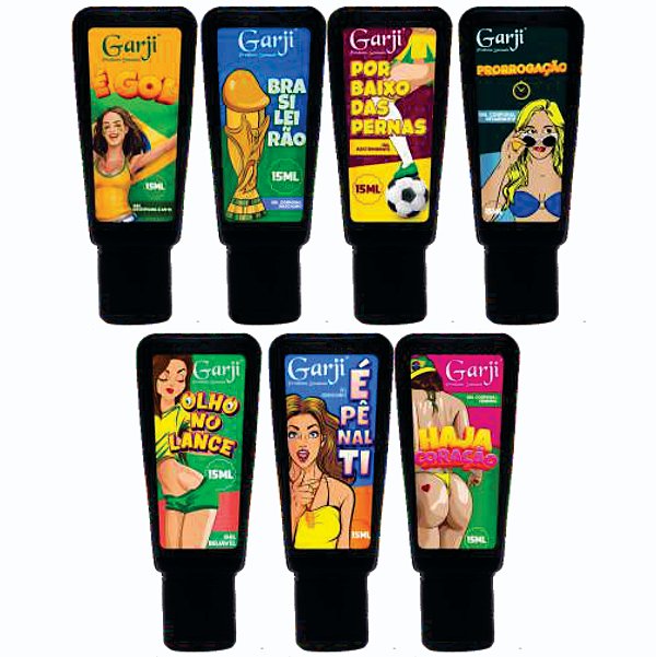 Géis Funcionais Linha Especial Futebol,  Adstringente, Excitantes, Esquenta Esfria, Anal, Lubrificantes