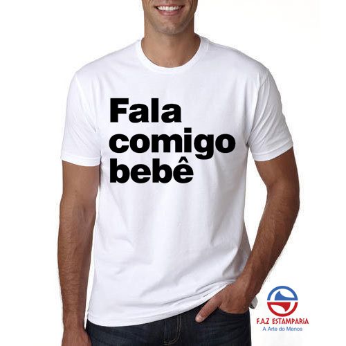 CAMISETA FALA COMIGO BEBÊ