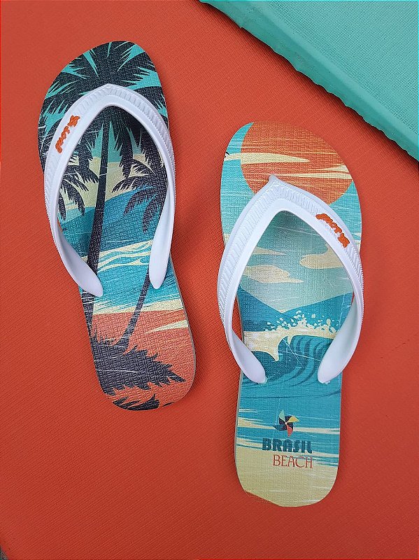Chinelo Soul Tropical Beach