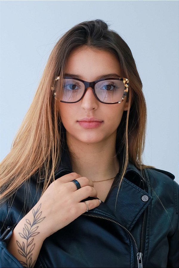 Armação Óculos de Grau Perla Prado - ref: Naomi