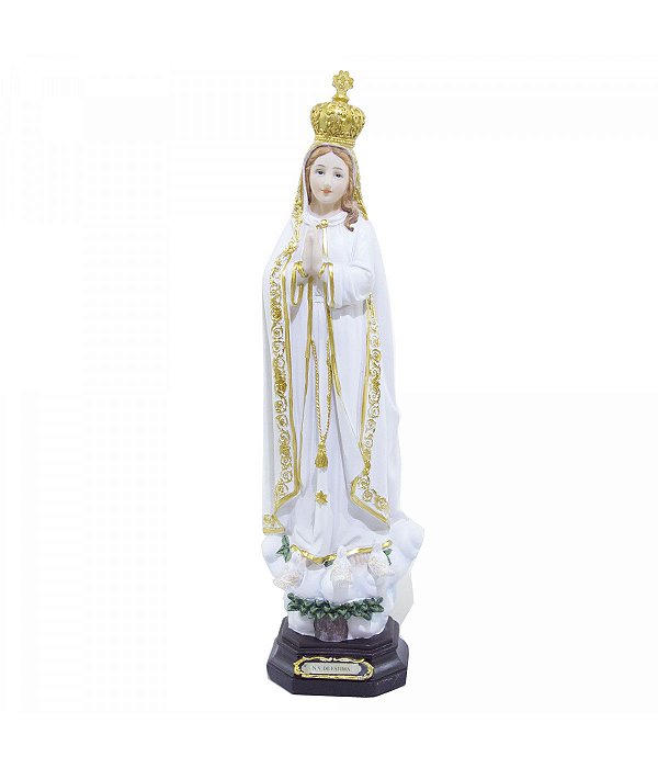 Imagem Nossa Senhora de Fátima 49,5 CM - Resina Importado