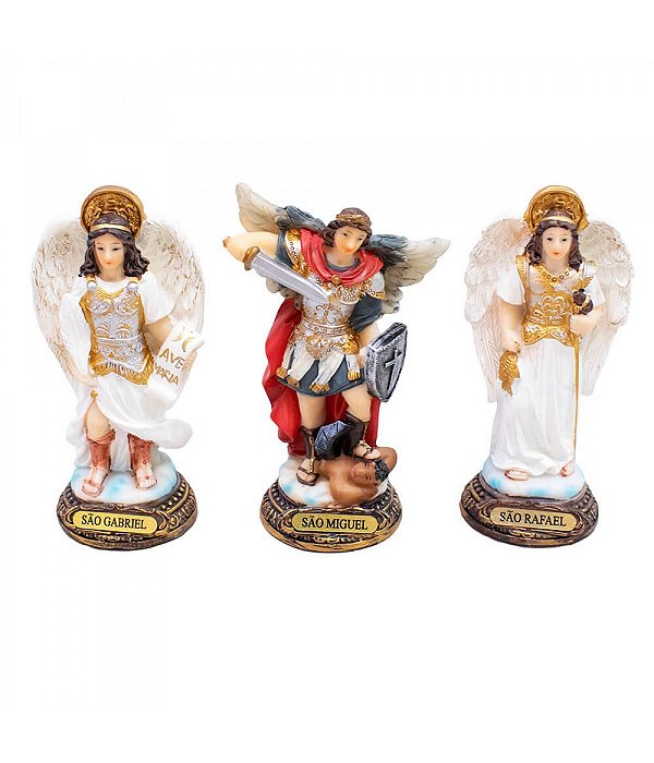 Três Arcanjos - São Miguel, São Gabriel e São Rafael 10,5 CM