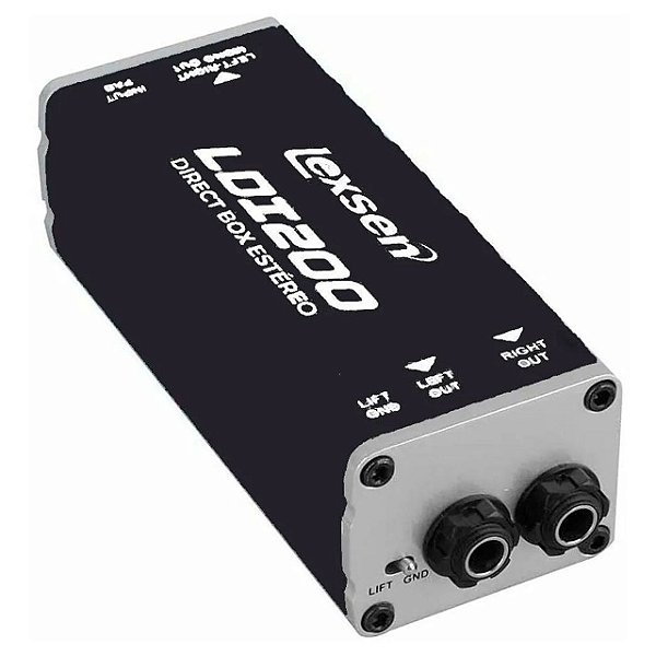 DIRECT BOX ATIVO LDI200 ESTÉREO - LEXSEN